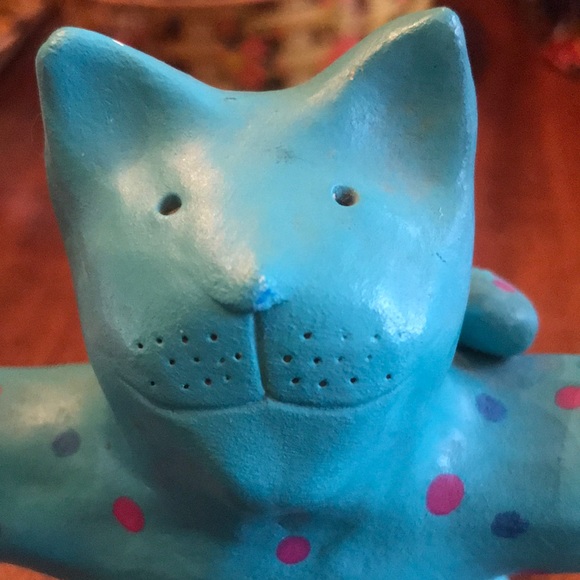 Cat Candlestick Holder- Ceramic - Picture 4 of 10